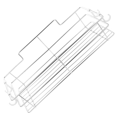 Angoily Wandregal Aus Edelstahl Fürs Badezimmer Klebendes Regal Ohne Bohren Zur Aufbewahrung Von Shampoo Dusche Und Handtüchern Modern Und Praktisch