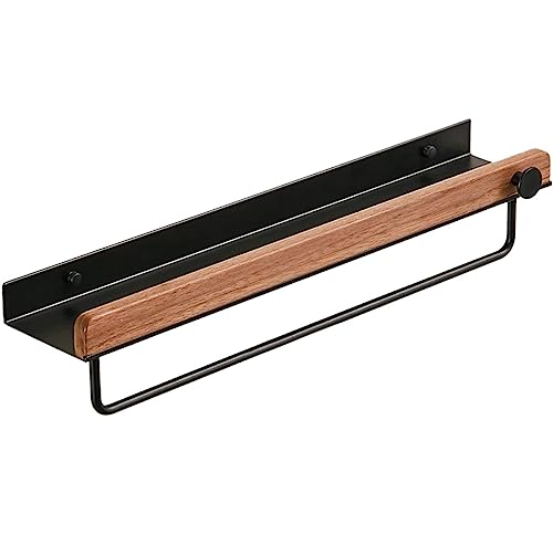 Duschablage Badregal Badezimmer Regal Holz-Duschorganisator, Wandmontiertes Badezimmerregal, Duschregal Für Balkon-Dusche Duschregal Duschkorb (Color : B, Size : 60ccm)